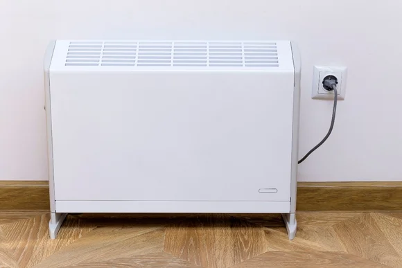 Weißer Elektroheizkörper